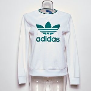 Adidas white sweatshirt